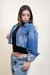Jaqueta jeans cropped collab Forum Adidas - ENNE Boutique