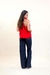 Calça Jeans Wide Leg Bolsos Faca Calvin Klein na internet
