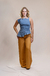Blusa jeans assimétrica - Forum - loja online