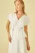 Blusa decote v com fivela Cori