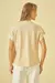 Blusa mix tinturada bege Cori na internet
