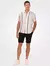 Camisa Masculina Linen Listras Calvin Klein