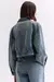 Jaqueta Faixas Azul Esverdeado- Hood Mood - comprar online