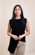Blusa assimétrica twill Francesca - comprar online
