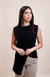 Blusa assimétrica twill Francesca - ENNE Boutique
