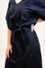 Vestido Linho Midi Com Amarração Forum - ENNE Boutique