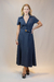 VESTIDO MIDI HORTENSIA AZUL PROFUNDO- LAFORT - comprar online