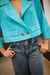 Blazer Cropped Alfaiataria Com Lapelas L'cecci na internet