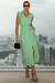 Vestido Midi Com Cinto E Lapelas Zen Oficial