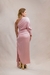VESTIDO MIDI UM OMBRO SO COM AMARRACAO LATERAL ROSÉ- ZEN na internet