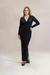 VESTIDO CANELADO PRETO - FORUM