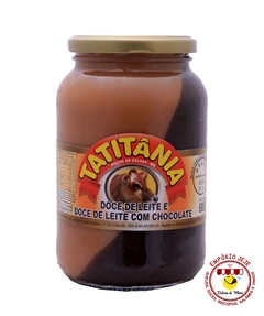 Doce de Leite e Doce de Leite com Chocolate Tatitânia (680g)