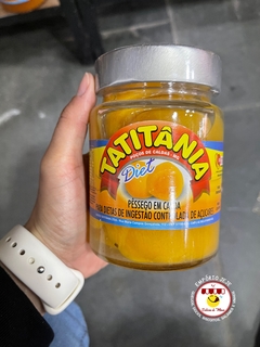 Doce de Pêssego em Calda Diet Tatitânia (350g)