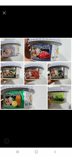 Pasta de Alho Diversos Sabores - loja online