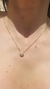 Conjunto Brinco e Colar c Pingente Cravejado em Zircônia Redondo Banho Ouro na internet