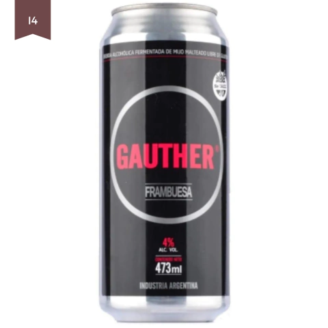 Cerveza Frambuesa - Gauther