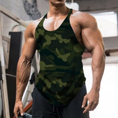 Regata masculina sem mangas de academia, roupa de ginástica para homens, regata na internet
