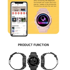 Smartwatch esportivo para homens e mulheres, Smartwatch com monitor de frequênc - Legião