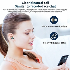 F9 F9-5C bluetooth fone de ouvido sem fio fone de ouvido fones microfone para sm na internet