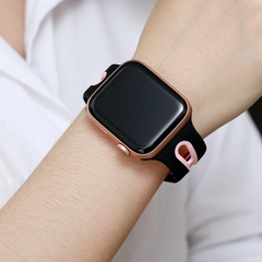 Buraco pulseira para apple assistir banda 44mm 40mm iwatch banda 42mm 38mm pulse na internet
