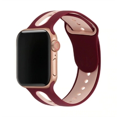 Buraco pulseira para apple assistir banda 44mm 40mm iwatch banda 42mm 38mm pulse - loja online