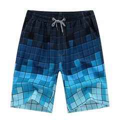 Calção de banho de secagem rápida masculina, maiô, moda praia, cuecas de ban - comprar online