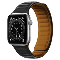 Imagem do Pulseira de silicone link para apple watch band 44mm 40mm 45mm/41mm 38mm 42mm pu