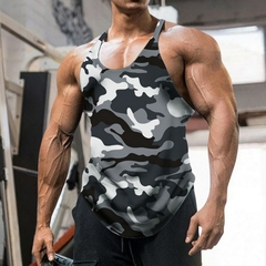 Regata masculina sem mangas de academia, roupa de ginástica para homens, regata - comprar online
