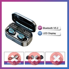 TWS Bluetooth 5.2 Fones De Ouvido Com Caixa De Carregamento, Fone De Ouvido Sem - Legião