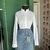Camisa Branca Cropped P
