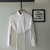 Camisa Branca Cropped P - comprar online