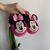 Pantufa Minnie Disney - detalhe em Paetês - N25/26 - loja online