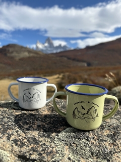 Mate enlozado 2 Asas diseño Chalten - comprar online