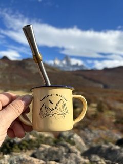 Mate enlozado 2 Asas diseño Chalten