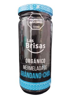 Mermelada Orgánico de Arándano y Chía 260 G Las Brisas - comprar online