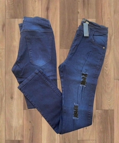 JEANS ELASTIZADO C ROTURA CHUPIN - comprar online