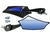 ESPEJO TUNNING - ZX-2700-3 NEGRO/AZUL 10MM. JGO.