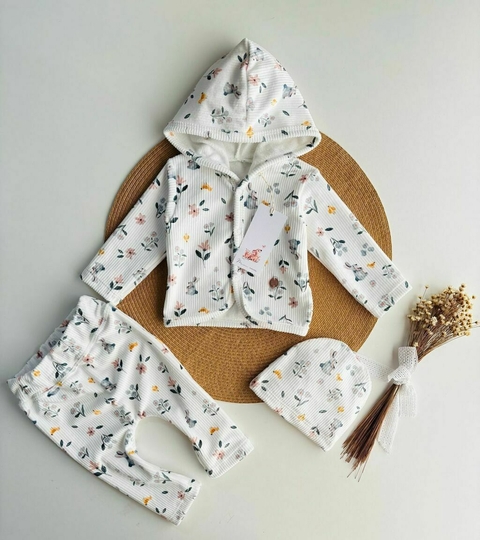 Ajuar 3 piezas plush bifaz - comprar online