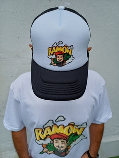 GORRA RAMON TRUCKER BLANCA Y NEGRA - comprar online