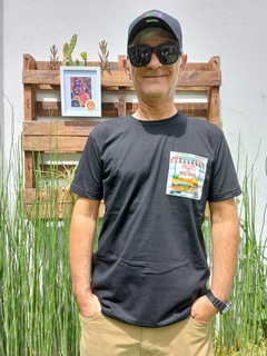 REMERA BOLSILLO NEGRA - comprar online