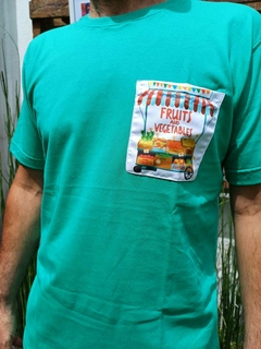 REMERA BOLSILLO VERDE