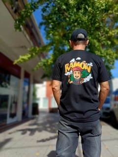 REMERA RAMON NEGRA Estampa Frente y Espalda en internet