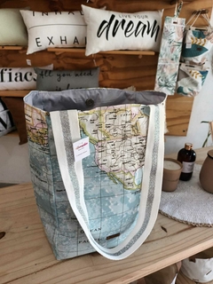Bolso XL Mapa celeste. - Namasté diseño y deco