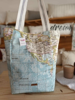 Bolso XL Mapa celeste. en internet