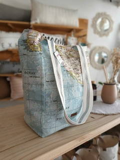 Bolso XL Mapa celeste. - comprar online