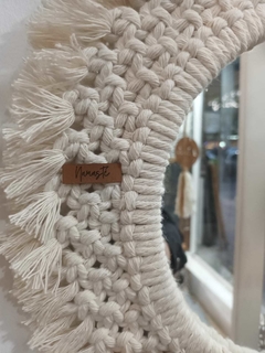 Espejo de macramé Alondra - comprar online