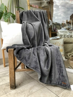 Manta polar soft Gris