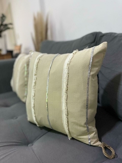Almohadón Boho Chic Arena - comprar online