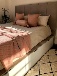 Manta/pie de cama Rosa