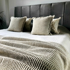 Manta/pie de cama Beige